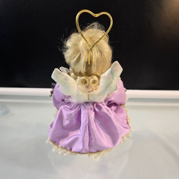 Hamilton Collection 1998 Angel Porcelain Doll Keep Me Safe All Through The Night - Picture 5 of 8